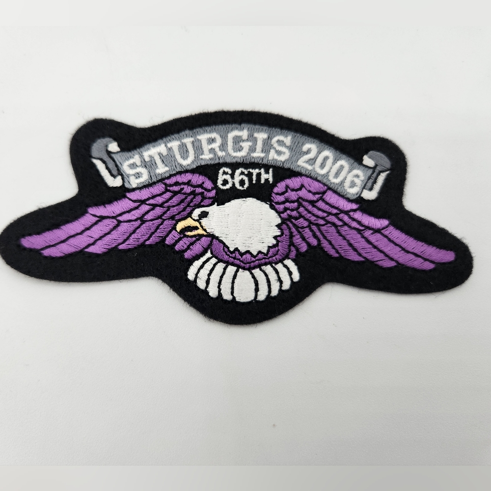 2006 Sturgis Vest‎ 66th Purple Eagle Unused Patch